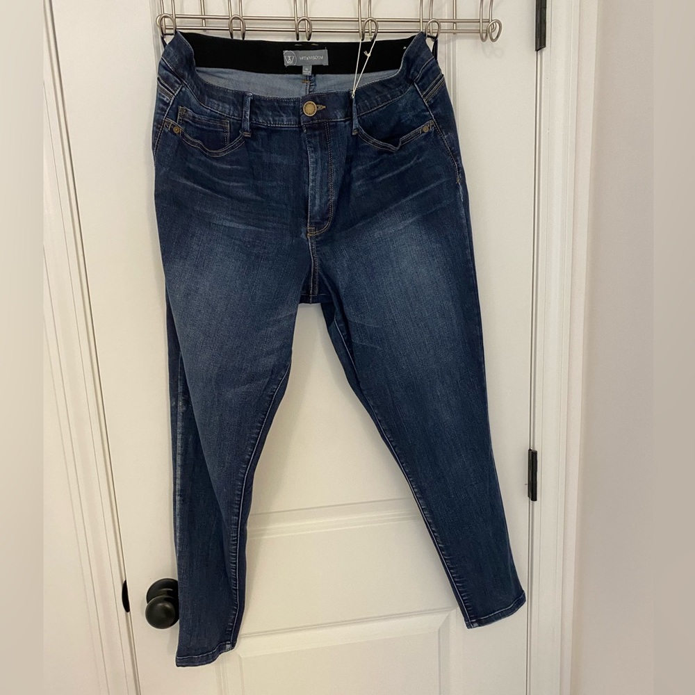 BRAND New Wit & Wisdom Ab-Solution Luxe Touch High Waist Skinny Jeans- Size 16